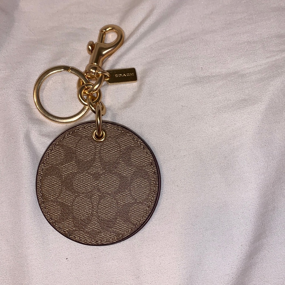 coach keychain! super cute! never been used